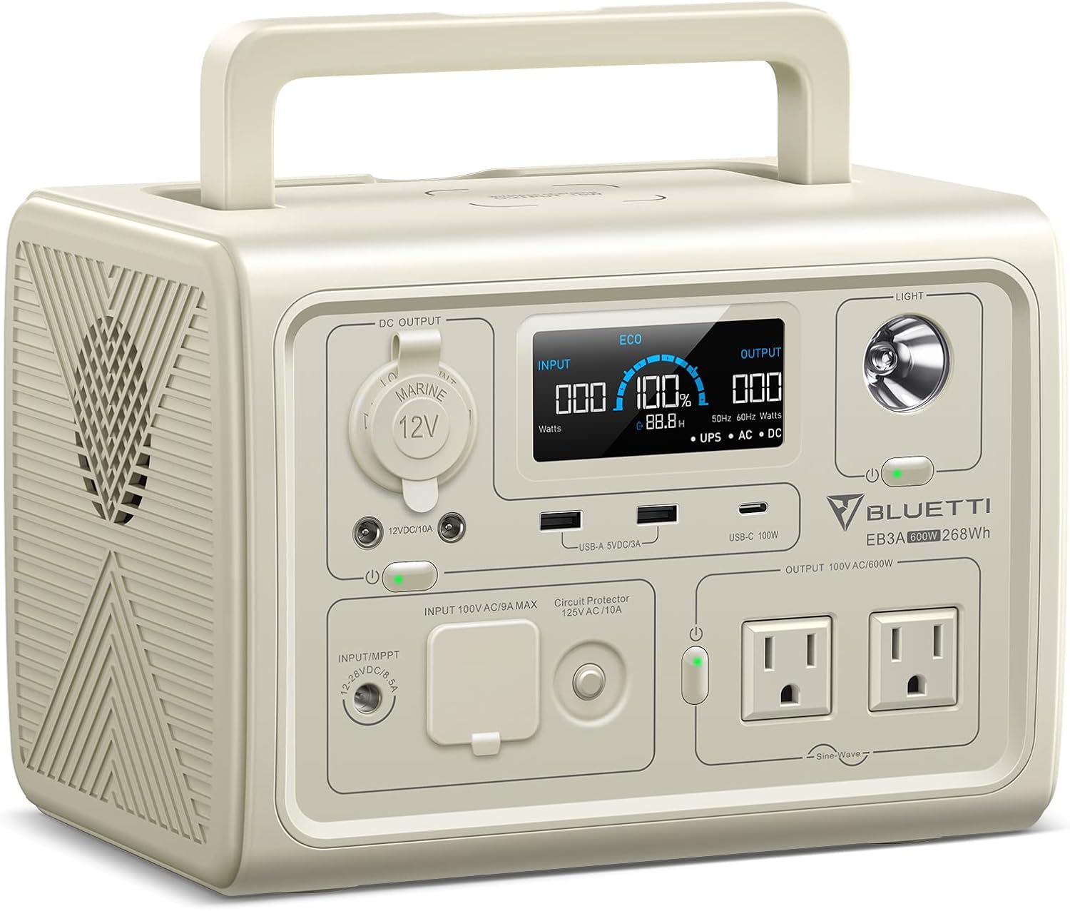 BLUETTI ポータブル電源 EB3A